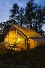 Realx 8 Kişilik 4 Mevsim Su Geçirmez Şişme Kamp Çadırı 300x210x200 Cm 300D Oxford Kumaş