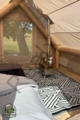 Realx 8 Kişilik 4 Mevsim Su Geçirmez Şişme Kamp Çadırı 300x210x200 Cm 300D Oxford Kumaş