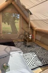 Realx 8 Kişilik 4 Mevsim Su Geçirmez Şişme Kamp Çadırı 300x210x200 Cm 300D Oxford Kumaş