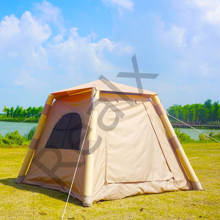 Realx 4 - 6 Kişilik Su Geçirmez Şişme Kamp Çadırı 220x220x190 CM 300D