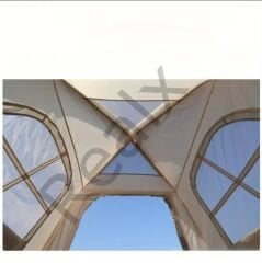 Realx 4 - 6 Kişilik Su Geçirmez Şişme Kamp Çadırı 220x220x190 CM 300D