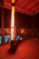 Realx Füze Roket Pelet Sobası 160 Cm Mega Boy Pürmüz ve Pelet Hediyeli