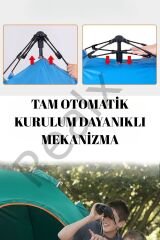 Realx Tam Otomatik Kurulum 8 Kişilik Kamp Çadırı 250 X 250 X 160 Cm