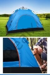 Realx Tam Otomatik Kurulum 6 Kişilik Kamp Çadırı 220 X 250 X 160 Cm