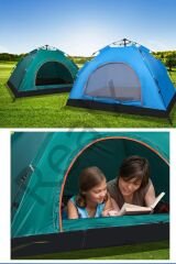 Realx 4 Kişilik Tam Otomatik Kurulum Kamp Çadırı 200 X 200 X 140 Cm