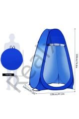 Realx Otomatik Kamp Alanı Duş, Giyinme, WC Çadırı Kabin Giyinme Çadırı,wc,duş Çok amaçlı 120*120*190