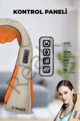 Realx Ovmalı Isıtmalı Boyun Sırtbel Omuz Cihazı Bacak Masaj Aleti
