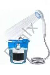 Portatif Şarjlı Kamp Bahçe Outdoor Duş Başlıklı Seyyar Duş Seti 150 Cm